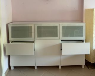 Aparador Ikea Besta Blanco