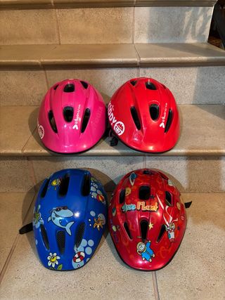 Cascos de bicicleta infantiles (4 unidades)