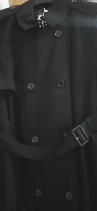 Trench Mango Negro Talla 4XL