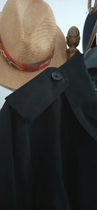 Trench Mango Negro Talla 4XL
