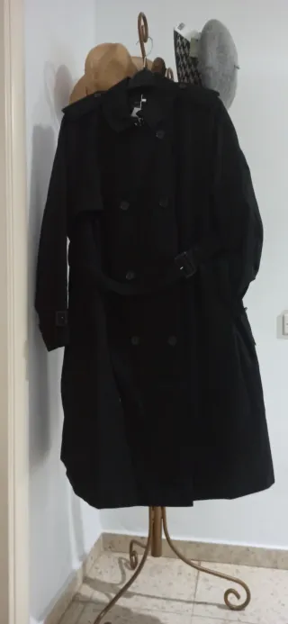 Trench Mango Negro Talla 4XL