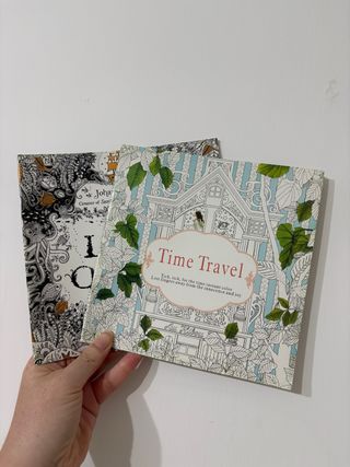Libri da colorare Time Travel e Secret