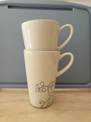 Coppia tazze Ikea floreali