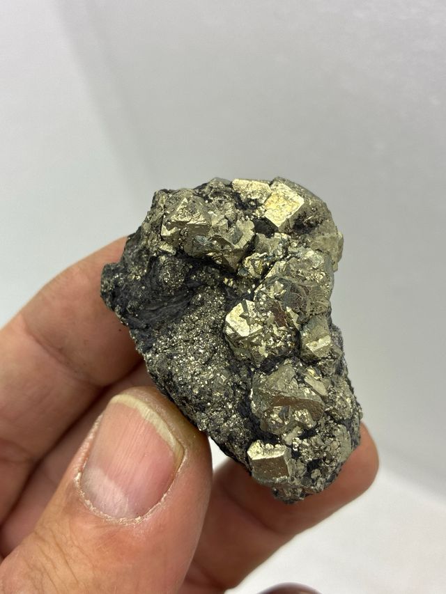 Minerales Pirita y Xilopalo