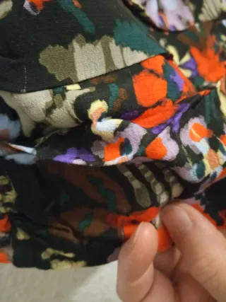 Falda mini Zara estampada