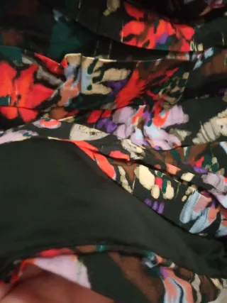 Falda mini Zara estampada