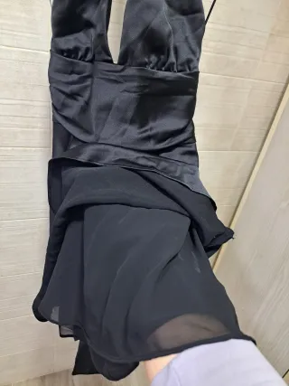 Vestido fiesta corto negro