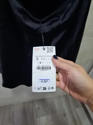 Vestido fiesta corto negro