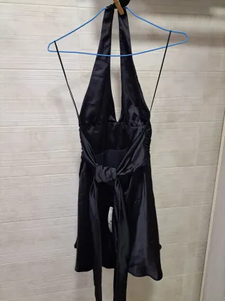 Vestido fiesta corto negro