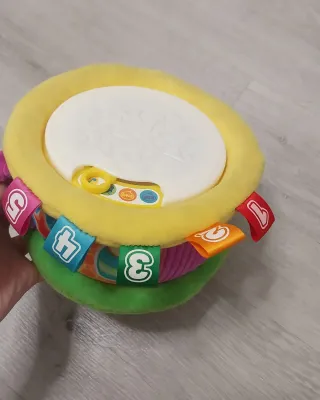 Tambor infantil bilingüe con luces