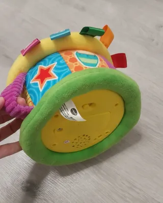 Tambor infantil bilingüe con luces