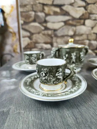 Servizio Caffè Porcellana Capodimonte