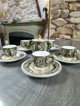 Servizio Caffè Porcellana Capodimonte