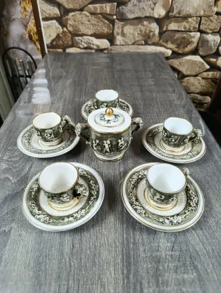 Servizio Caffè Porcellana Capodimonte