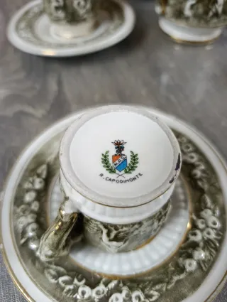 Servizio Caffè Porcellana Capodimonte