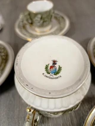 Servizio Caffè Porcellana Capodimonte