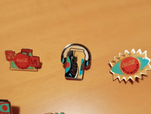 Colección Pins Coca-Cola Es La Música