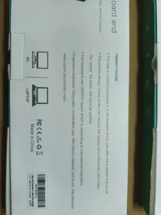 Combo Teclado y Raton Wireless