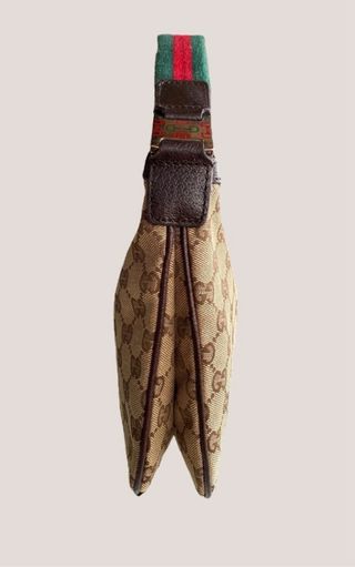 Bolso Gucci Lona y Piel Autentificado.