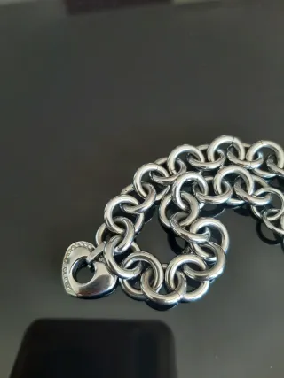 Bracciale a catena con ciondolo a cuore