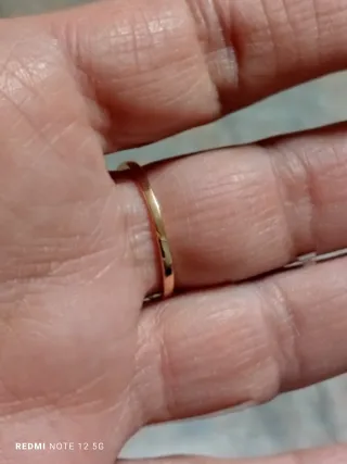 Anillo Oro Laminado 585 Estilo Vintage talla,18