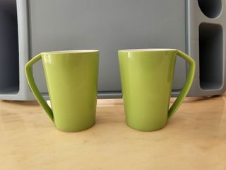 Coppia tazze verdi Just