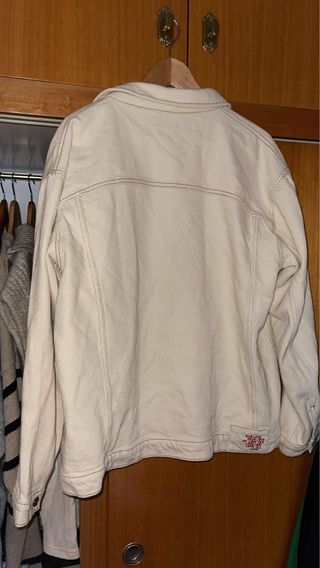 Chaqueta vaquera beige