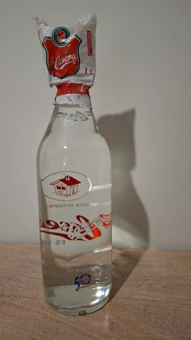 Botella de cristal La Casera