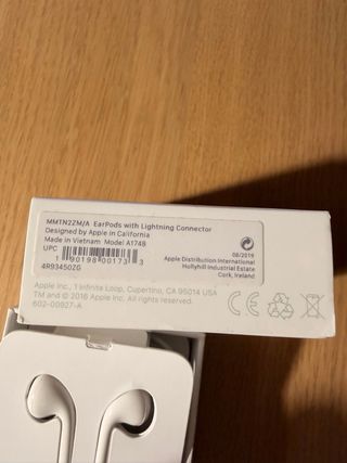 Auriculares Apple EarPods Lightning Blancos