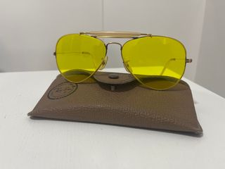Gafas Vintage Bausch & Lomb Doradas Amarillas