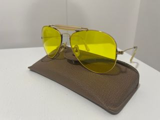 Gafas Vintage Bausch & Lomb Doradas Amarillas