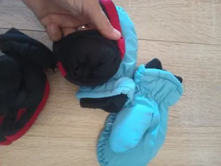 2 Pares Guantes Impermeables Niños