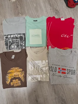 Lote camisetas manga corta