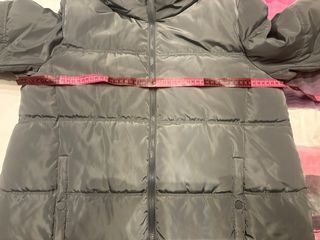 Anorak acolchado Cortefiel gris talla L