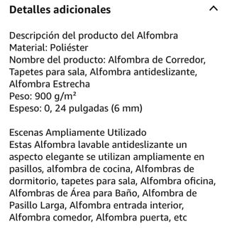 Tappeto Antiscivolo Lungo per Corridoio