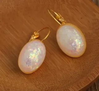 Pendientes vintage chapados en oro