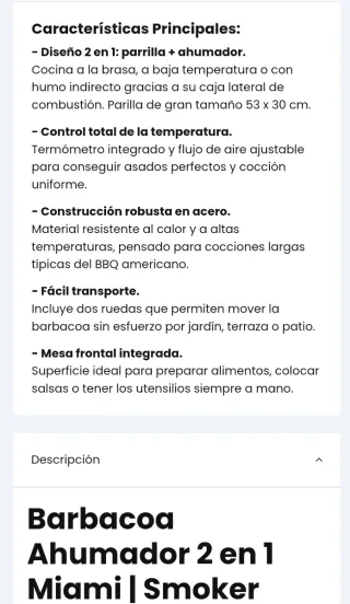 Barbacoa de carbón negra