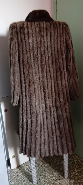 Cappotto lana vergine marrone