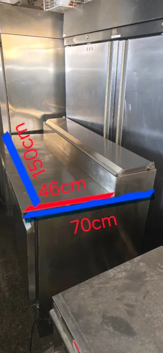 Bajo mostrador refrigerado ensaladero