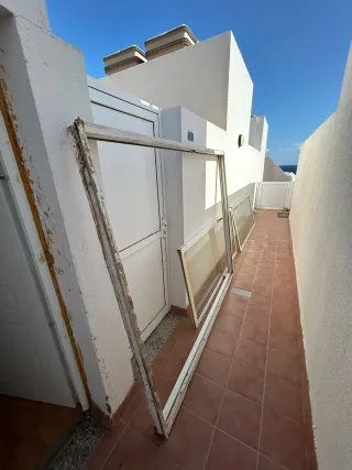 Puerta corredera terraza aluminio