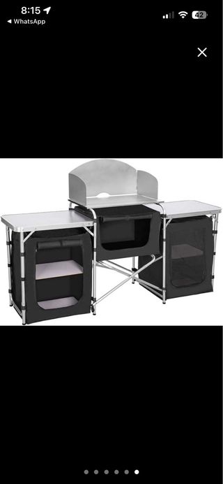 Mesa de camping plegable