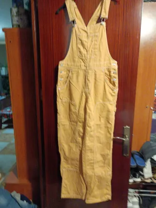 Mono peto largo mujer amarillo