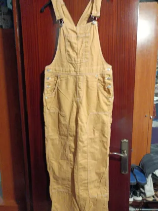 Mono peto largo mujer amarillo