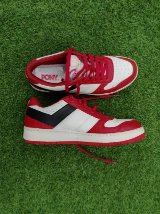 Zapatillas Pony City Wings Spud Webb Rojas/Blancas