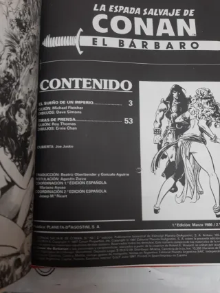 17 TOMO RETAPADO DE LA ESPADA SALVAJE DE CONAN
