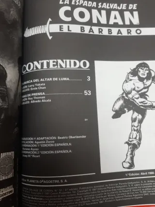 17 TOMO RETAPADO DE LA ESPADA SALVAJE DE CONAN