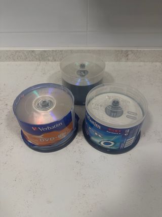 REGALO CDs y DVDs Verbatim Vírgenes