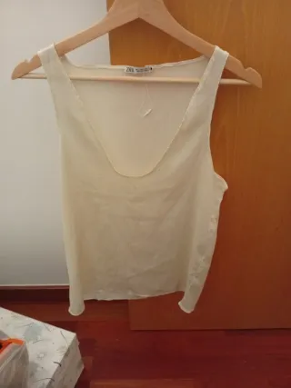 Top Zara Beige