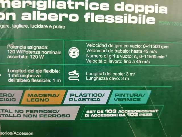 Smerigliatrice doppia PARKSIDE