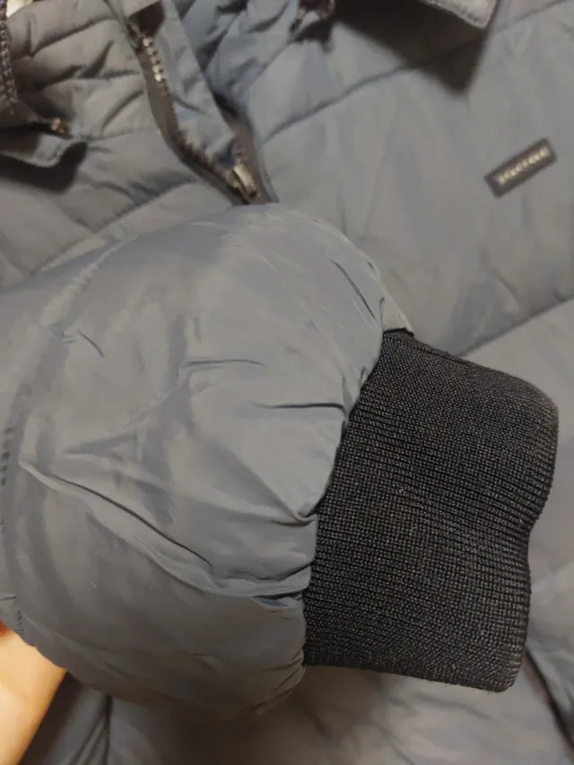 Abrigo acolchado niño azul. Mayoral.